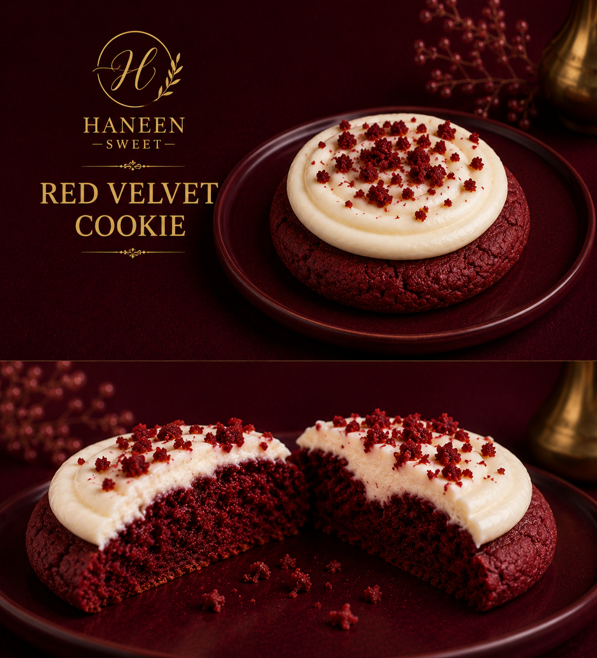 Red velvet cookie